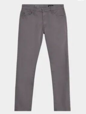 🩶 Paige Lennox Men Slim Fit Jeans Grey Brushed Nickel 38x33 Stretch Premium EUC